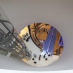 Looking down from the skylight into the Library of Birmingham